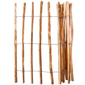 vidaXL Staketenzaun Haselnuss 120x250 cm