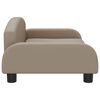 vidaXL Kindersofa Cappuccino 70x45x30 cm Kunstleder