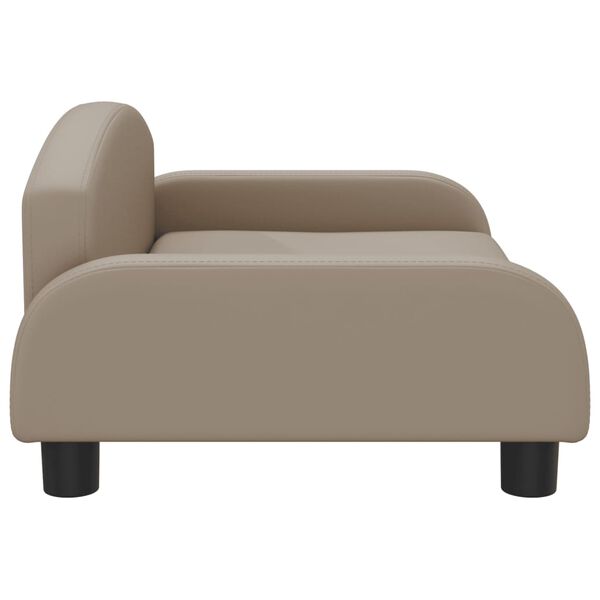 vidaXL Kindersofa Cappuccino 70x45x30 cm Kunstleder