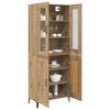 vidaXL Highboard Artisan-Eiche 69,5 x 34 x 180 cm Holzwerkstoff