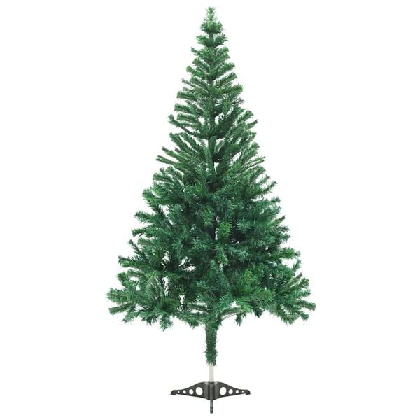 vidaXL K&uuml;nstlicher Weihnachtsbaum Beleuchtung Kugeln 120cm 230 Zweige