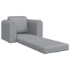 vidaXL Schlafsofa Hellgrau 98 x 71 x 83 cm Stoff