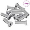 vidaXL Sicherungsmutter 2857 pcs Silber Stahl
