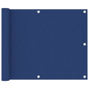 vidaXL Balkon-Sichtschutz Blau 75x400 cm Oxford-Gewebe