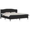 vidaXL Bettrahmen mit Kopfteil Schwarz 200 x 200 cm Samt