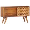 vidaXL Sideboard Honigbraun 88&times;24&times;50 cm Massivholz Mango