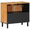 vidaXL Waschbeckenschrank mit Regal Massivholz Akazie 62 x 33 x 58 cm