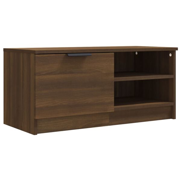 vidaXL TV-Schrank Braun Eichen-Optik 80x35x36,5 cm Holzwerkstoff