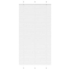 vidaXL Plissee Wei&szlig; 110x200 cm Stoffbreite 109,4 cm Polyester