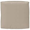 vidaXL Kissen Taupe 80 x 80 x 12 cm Oxford-Stoff