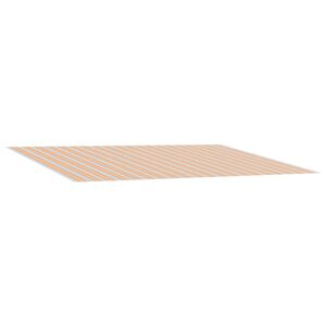 vidaXL Markisenersatzstoff Blau und Orange 350 x 250 cm Polyester