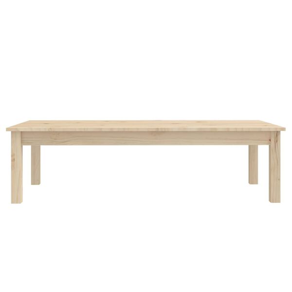 vidaXL Couchtisch 110x50x30 cm Massivholz Kiefer