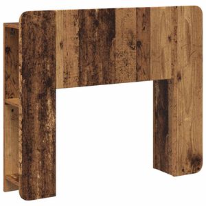 vidaXL Kopfteil Schrank mit Speicher Altholz Holzwerkstoff