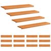 vidaXL Treppenstufen 16 stk. 110 x 25 x 2 cm Hellbraun