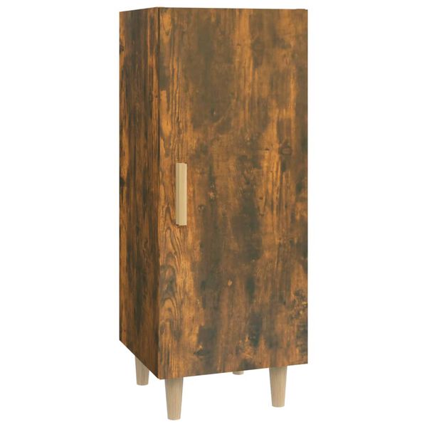 vidaXL Sideboard Räuchereiche 34,5x34x90 cm Holzwerkstoff