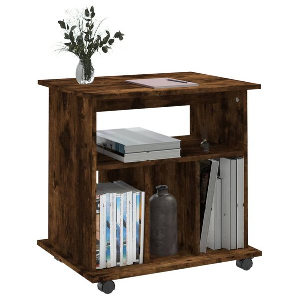 vidaXL Rollschrank R&auml;uchereiche 60x45x60 cm Holzwerkstoff