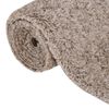 vidaXL Teppich Shaggy Hochflor Beige 160x230 cm