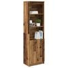 vidaXL Highboard Altholz-Optik 50x35x180 cm Holzwerkstoff