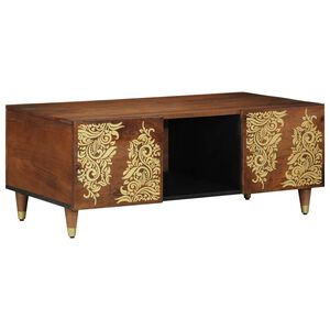 vidaXL Couchtisch Honigbraun 100 x 54 x 40 cm Massivholz Mango