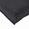 vidaXL Kissen Schwarz 70 x 70 x 12 cm Oxford-Stoff