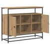 vidaXL Sideboard Artisan-Eiche 100 x 35 x 80 cm Holzwerkstoff