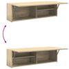 vidaXL Bad-Wandschrank Sonoma-Eiche 100x25x30 cm Holzwerkstoff