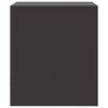 vidaXL Nachttisch Schwarz 34,5x39x44 cm Stahl