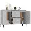 vidaXL Sideboard Betongrau 102x35x70 cm Holzwerkstoff