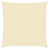 vidaXL Sonnensegel 160 g/m&sup2; Creme 2,5x2,5 m HDPE