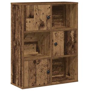 vidaXL B&uuml;cherregal Altholz-Optik 60x24x76,5 cm Holzwerkstoff