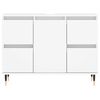 vidaXL Badschrank Wei&szlig; 80x33x60 cm Holzwerkstoff