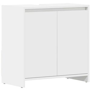 vidaXL Badezimmerschrank Wei&szlig; 60x33x61 cm Holzwerkstoff