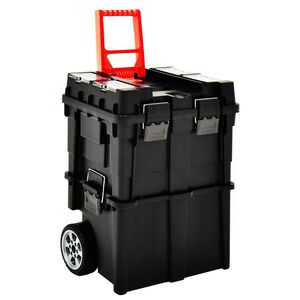 vidaXL Werkzeug-Organizer Trolley mit Griff 45x36x90 cm