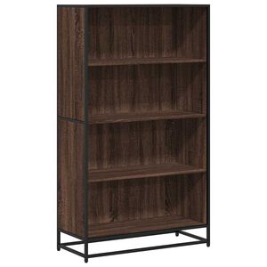 vidaXL B&uuml;cherregal Braun Eichen-Optik 80,5x35x139 cm Holzwerkstoff