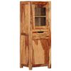 vidaXL Highboard 40x34x110 cm Massivholz Akazie