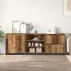 vidaXL Sideboard 3 pcs Altholz 70 x 41 x 75 cm Holzwerkstoff