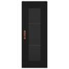 vidaXL Wandschrank Schwarz 34,5x34x90 cm