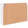 vidaXL Spiegelschrank Wandmontiert Wei&szlig; 80 x 17 x 55 cm Holzwerkstoff