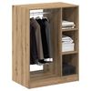 vidaXL Kleiderschrank mit Regal Artisan-Eiche 77 x 48 x 102 cm