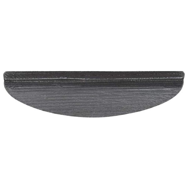 vidaXL Stufenmatten Selbstklebend 30 Stk. Schwarz 65x22,5x3,5 cm