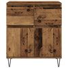 vidaXL Sideboard Altholz 60 x 35 x 70 cm Verbundholz und Eisen
