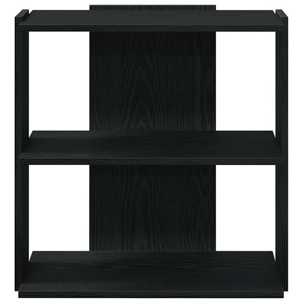 vidaXL Bücherregal 3 Böden Schwarz 60x30x60 cm Holzwerkstoff