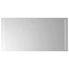 vidaXL LED-Badezimmerspiegel Transparent 80 x 40 cm Geh&auml;rtetes Glas