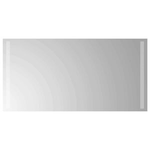 vidaXL LED-Badezimmerspiegel Transparent 80 x 40 cm Geh&auml;rtetes Glas