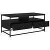 vidaXL Couchtisch Schwarz Eichen-Optik 100 x 51 x 45 cm Holzwerkstoff