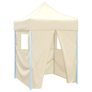 vidaXL Party-Zelt Creme 200 x 200 x 315 cm Oxford-Stoff