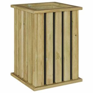 vidaXL Pflanzk&auml;sten Braun 33 x 33 x 45 cm Impr&auml;gniertes Kiefernholz