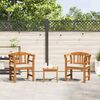 vidaXL Gartenrosen-Lounge-Set 3 pcs Natur Massivholz Akazie