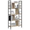 vidaXL B&uuml;cherregal Sonoma-Eiche 75 x 30 x 156 cm Holzwerkstoff