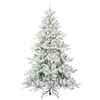 vidaXL K&uuml;nstlicher klappbarer Weihnachtsbaum Wei&szlig; 240 cm PVC und Stahl